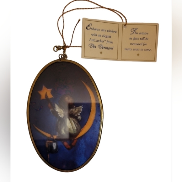 Via Vermont angel sitting on the moon Art Catcher - Picture 2 of 4